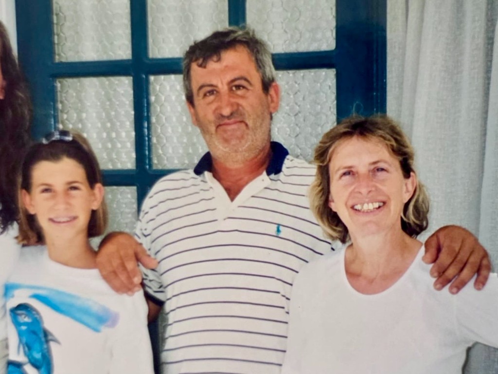 Petros, Kyrianna, and Trudi Kavalari together
